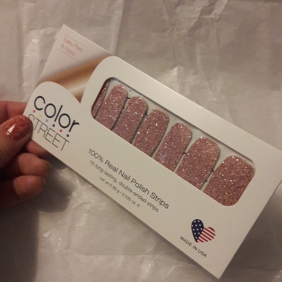 Color Street Other - 4/$48 color street nails belize bellini glitter Color Street Other - 4/$48 color street nails belize bellini glitter